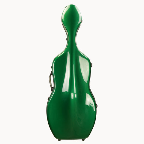 6340 Fibreglass Cello Case, Wide-Based Wheels